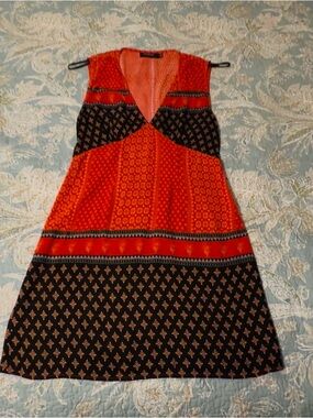 MINKPINK Bandhani Indian inspired pattern dress, used
